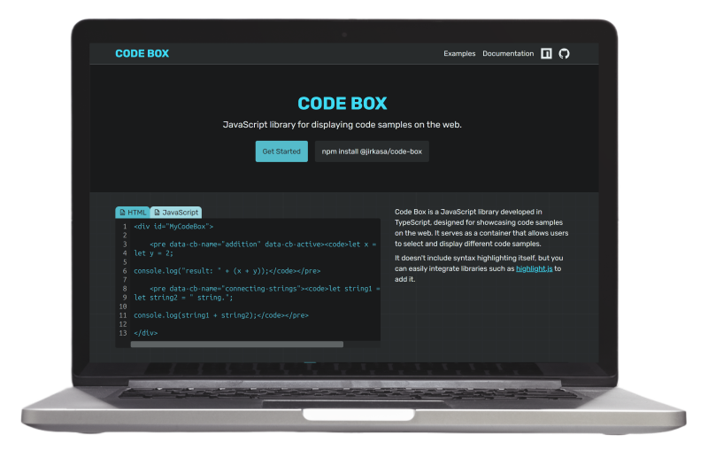 projekt Code Box