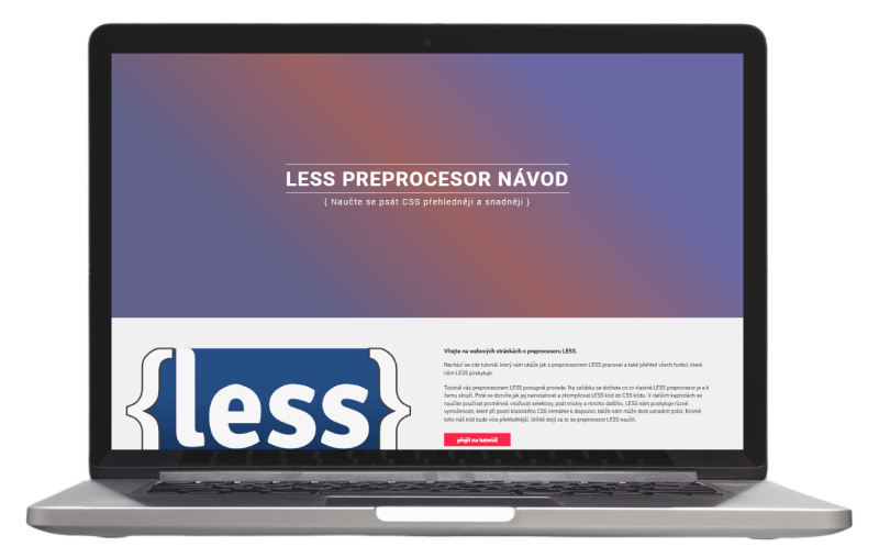 projekt Less preprocesor návod