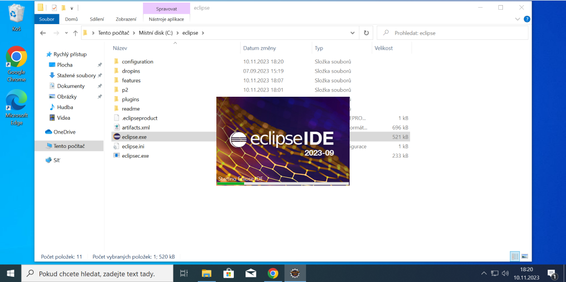 Instalace Eclipse IDE - část 12