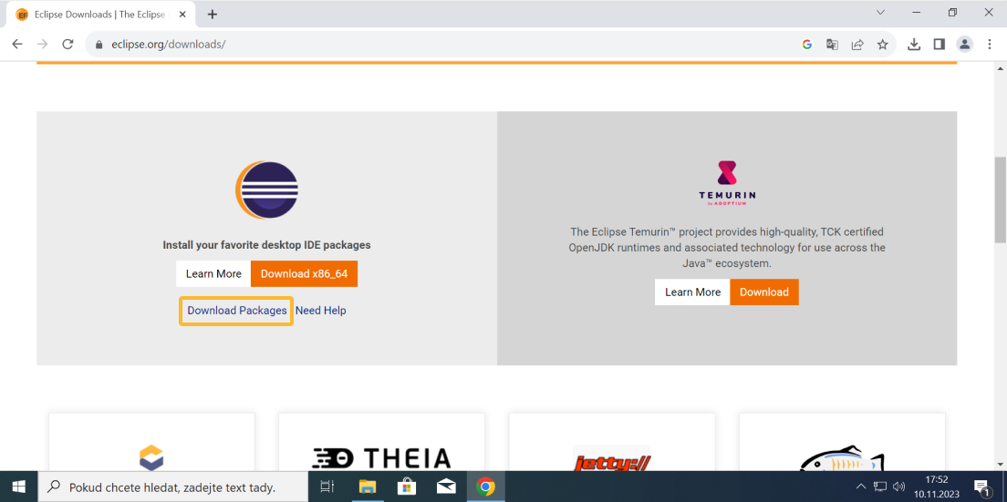 Instalace Eclipse IDE - část 3