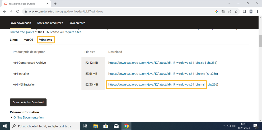 JDK instalace - část 3