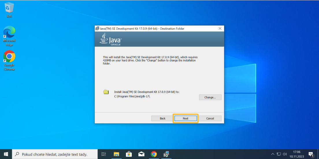 JDK instalace - část 5