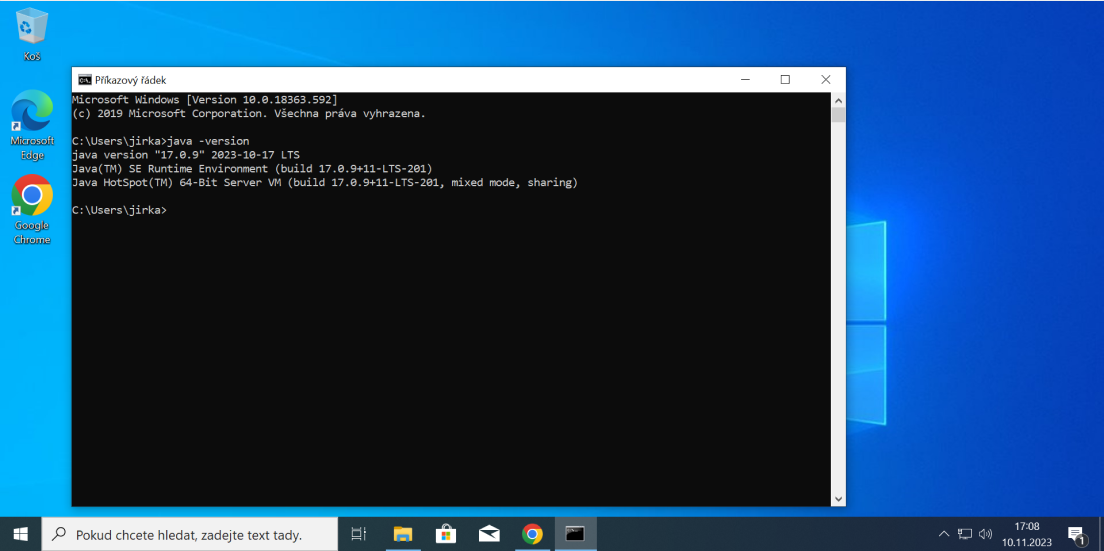 JDK instalace - část 9