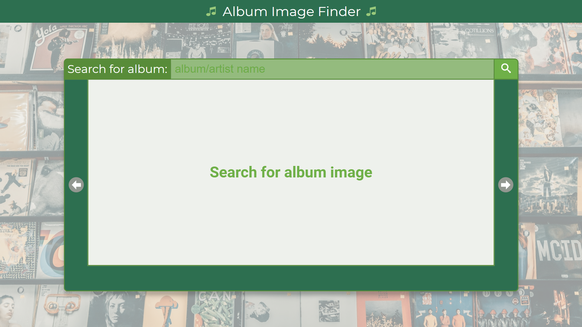 projekt Album Image Finder